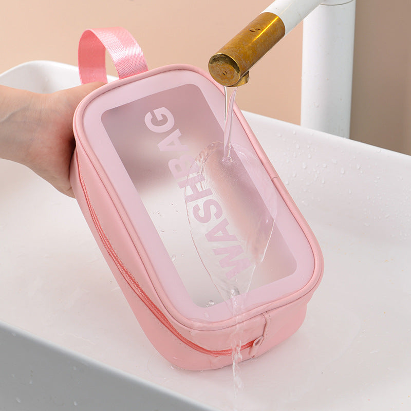 Trousse de Douche Wash-bag transparent, étanche