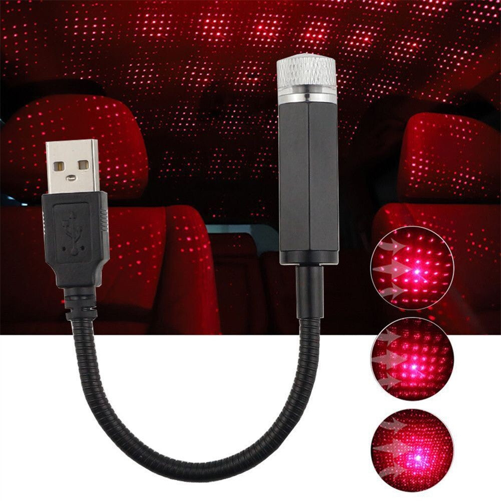 Mini projecteur LED USB + Mini Support de Téléphone Magnétique