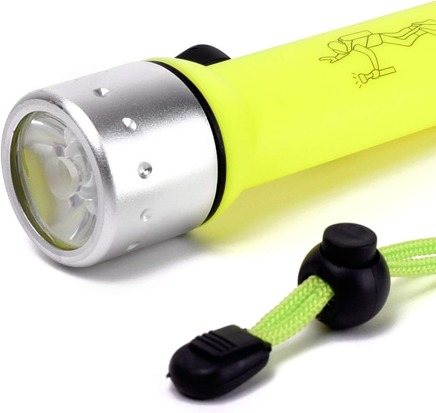 Torche LED professionnelle étanche pour plongée sous-marine