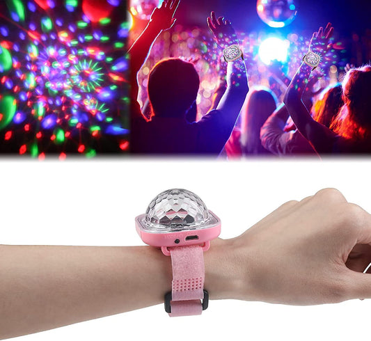 Montre Disco Ball Lumineuse avec ventouse rechargeable - ساعة كرة ديسكو مضيئة قابلة لإعادة الشحن