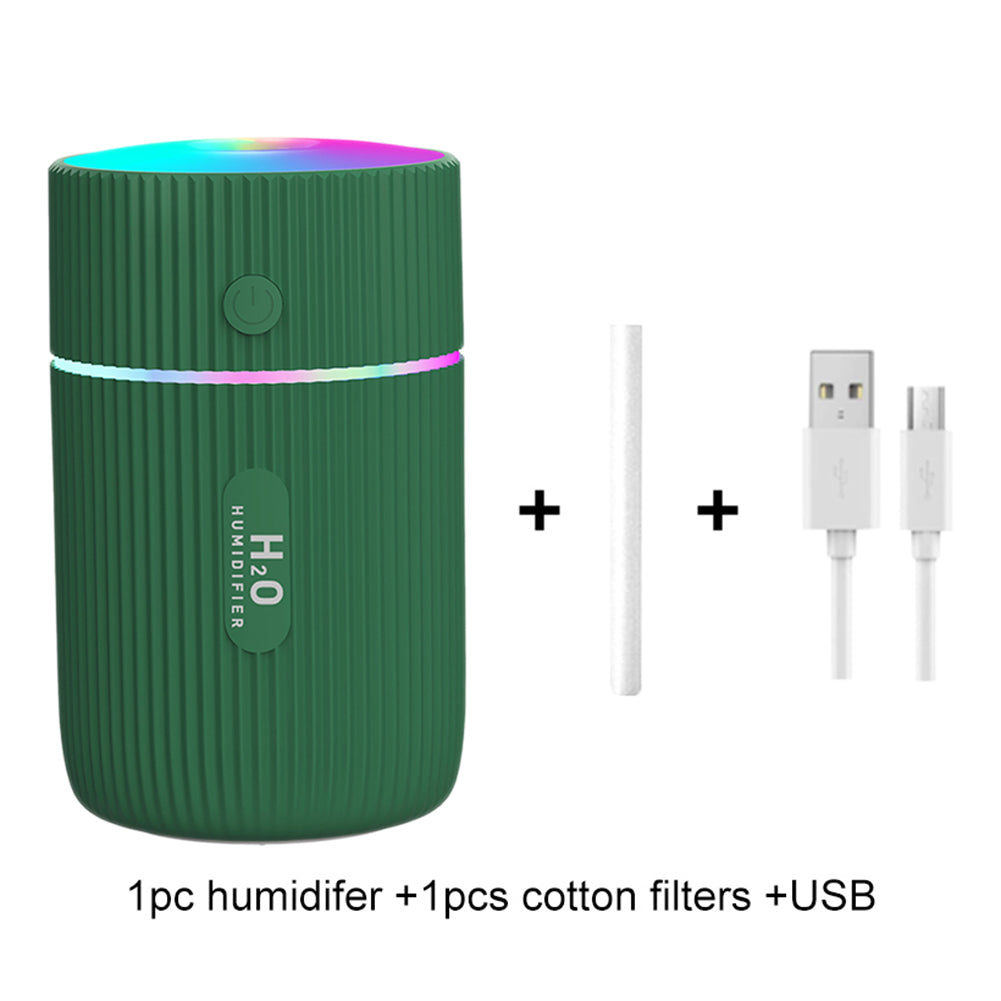 Humidificateur Ultrasonic Rgb capacité de 220 ml 2 Modes diffuseur