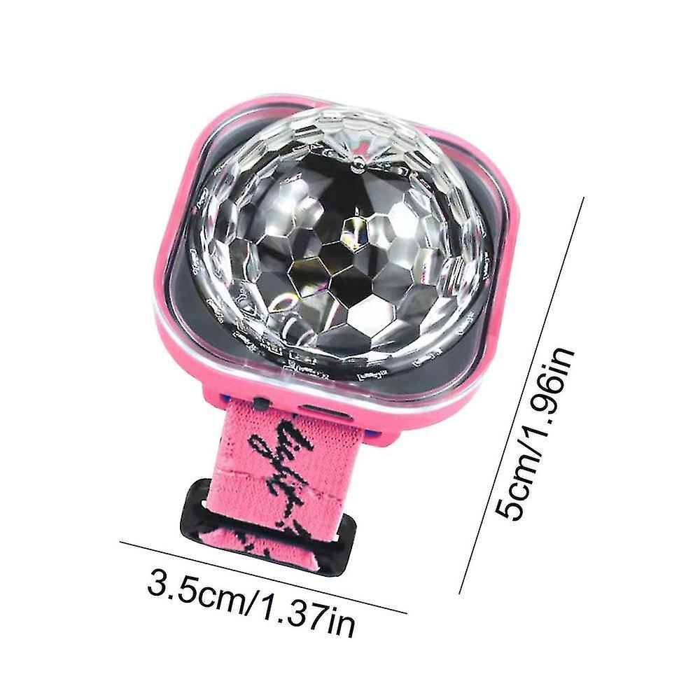 Montre Disco Ball Lumineuse avec ventouse rechargeable - ساعة كرة ديسكو مضيئة قابلة لإعادة الشحن