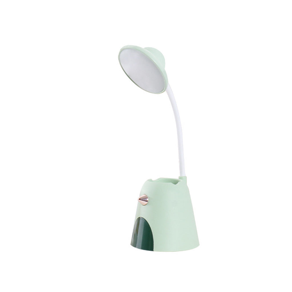 Lampe de Bureau Mignonne avec Porte-stylo Rechargeable USB