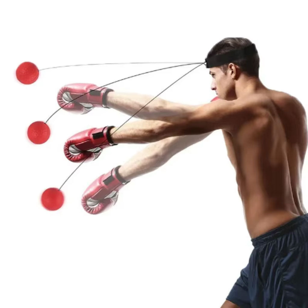 Balle de Boxe Reflex pour améliorer la coordination œil-main 1Pcs