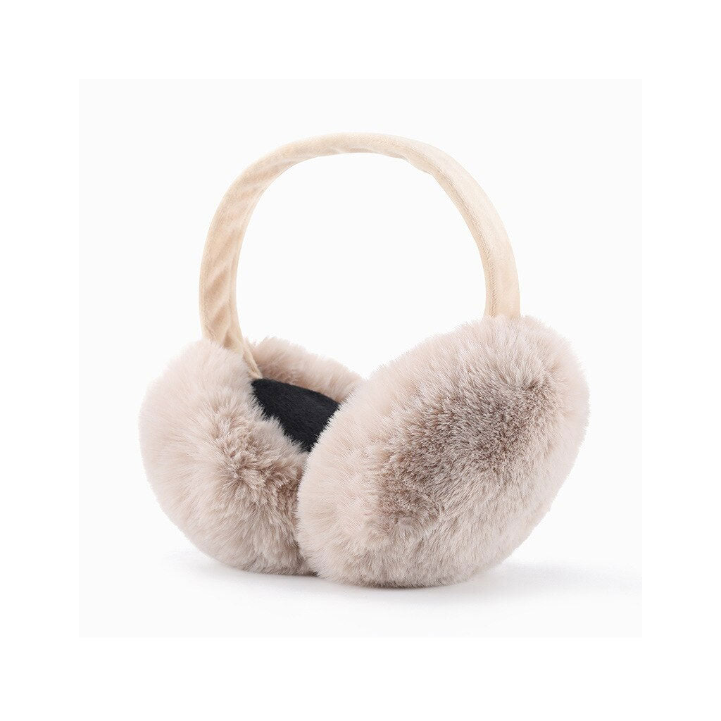 Cache-oreilles Hivernaux en Peluche pour Femmes