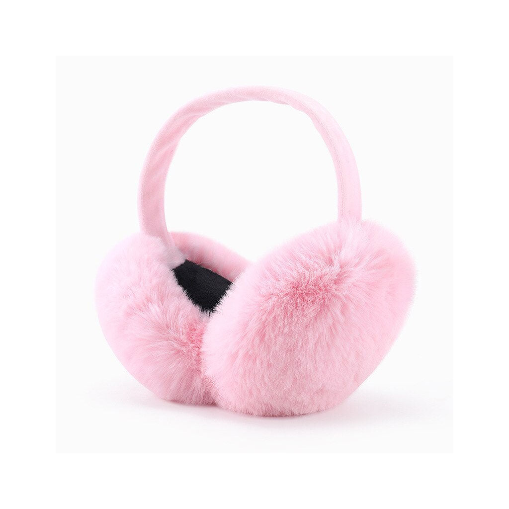 Cache-oreilles Hivernaux en Peluche pour Femmes