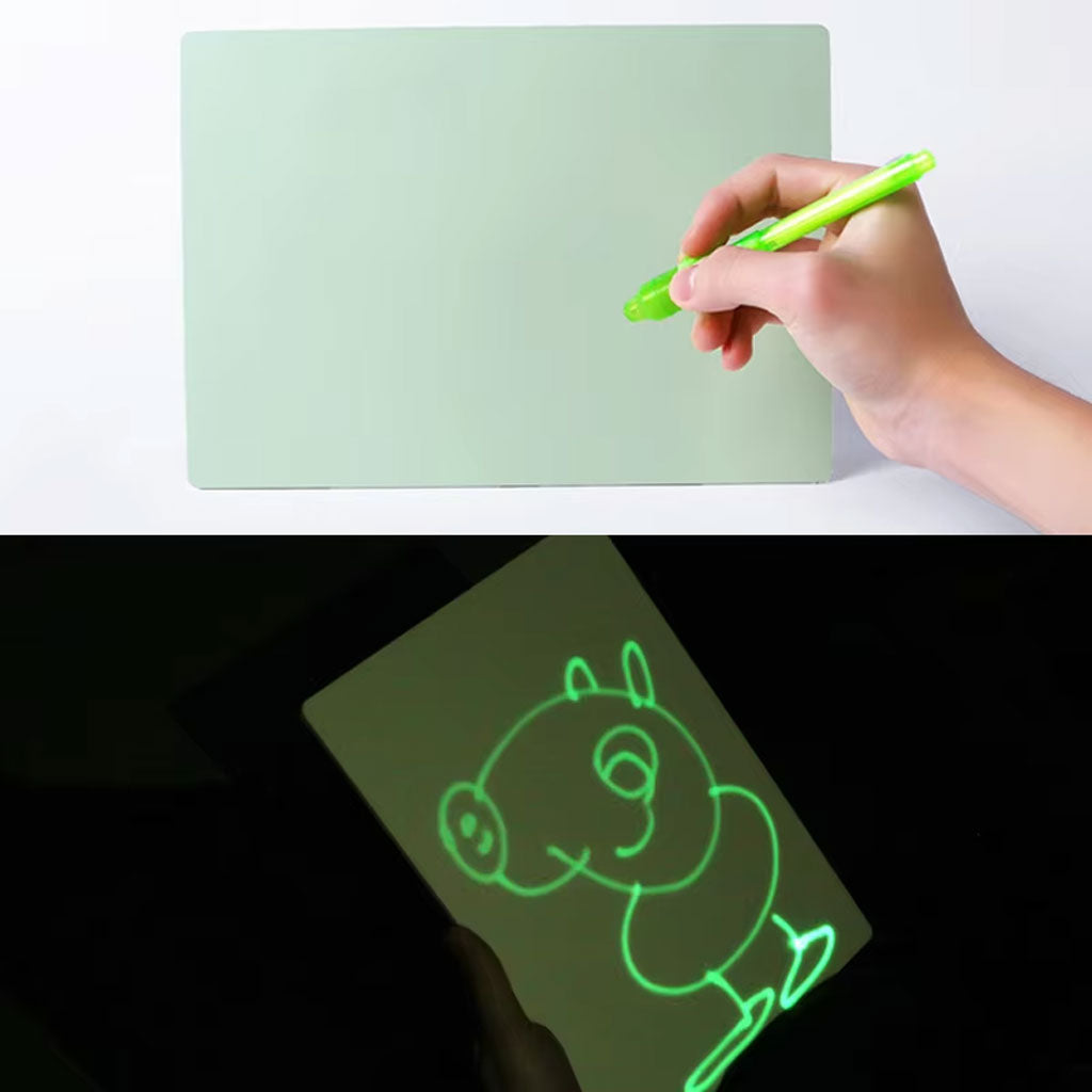 Planche à dessin graffiti lumineux pour enfants avec stylo UV