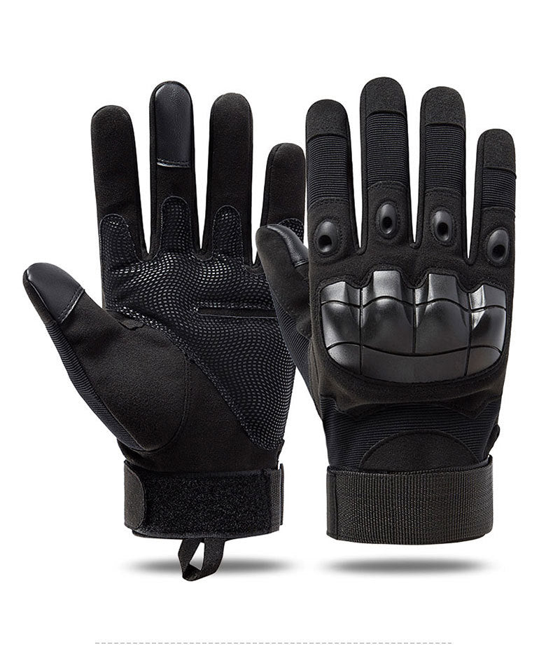 Pack Gants de Moto Tactique Doigt Complet avec Cagoule d’hiver