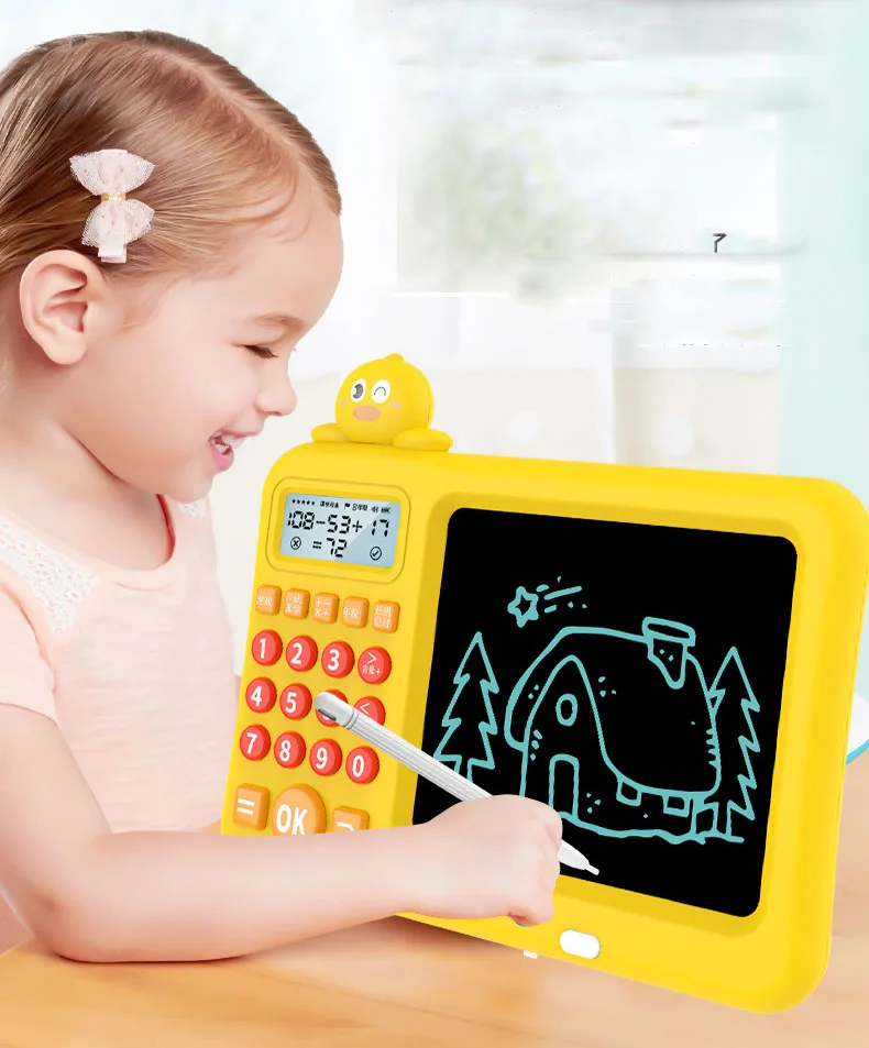 Tablette a déssin intéractive et calculatrice éducative pour enfants