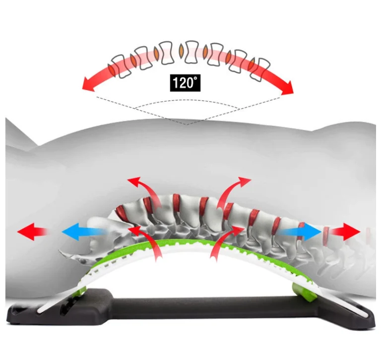 Civière de support lombaire pour massage du dos, planche vertébrale, muscle inférieur et supérieur, instituts oto pour hernie discale