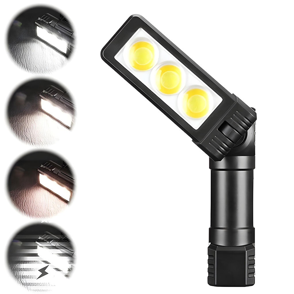 Lampe de Poche LED Portable et Réflecteur 20W