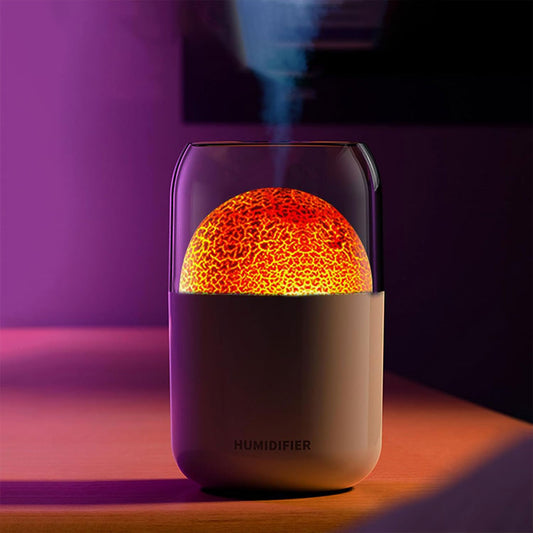 Diffuseur d’arômes Effet Volcan Lumineux 300ML