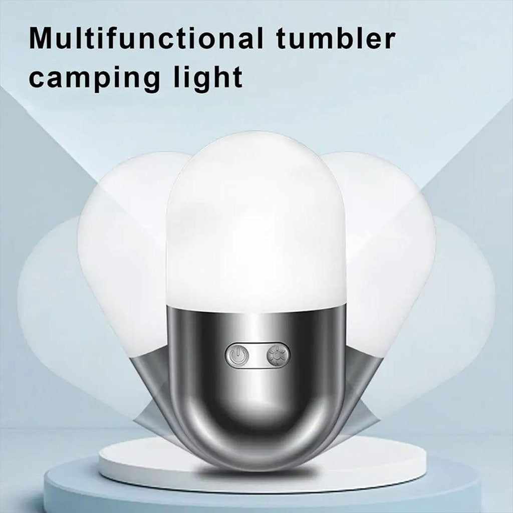 Lampe de camping rechargeable avec changement de couleur RVB – مصباح تخييم ملون