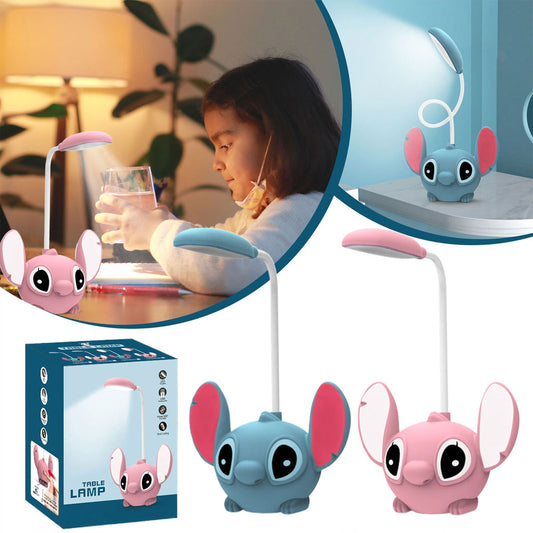 Stitch Lampe de Bureau et Veilleuse Ambiante pour Enfants avec Taille-crayon