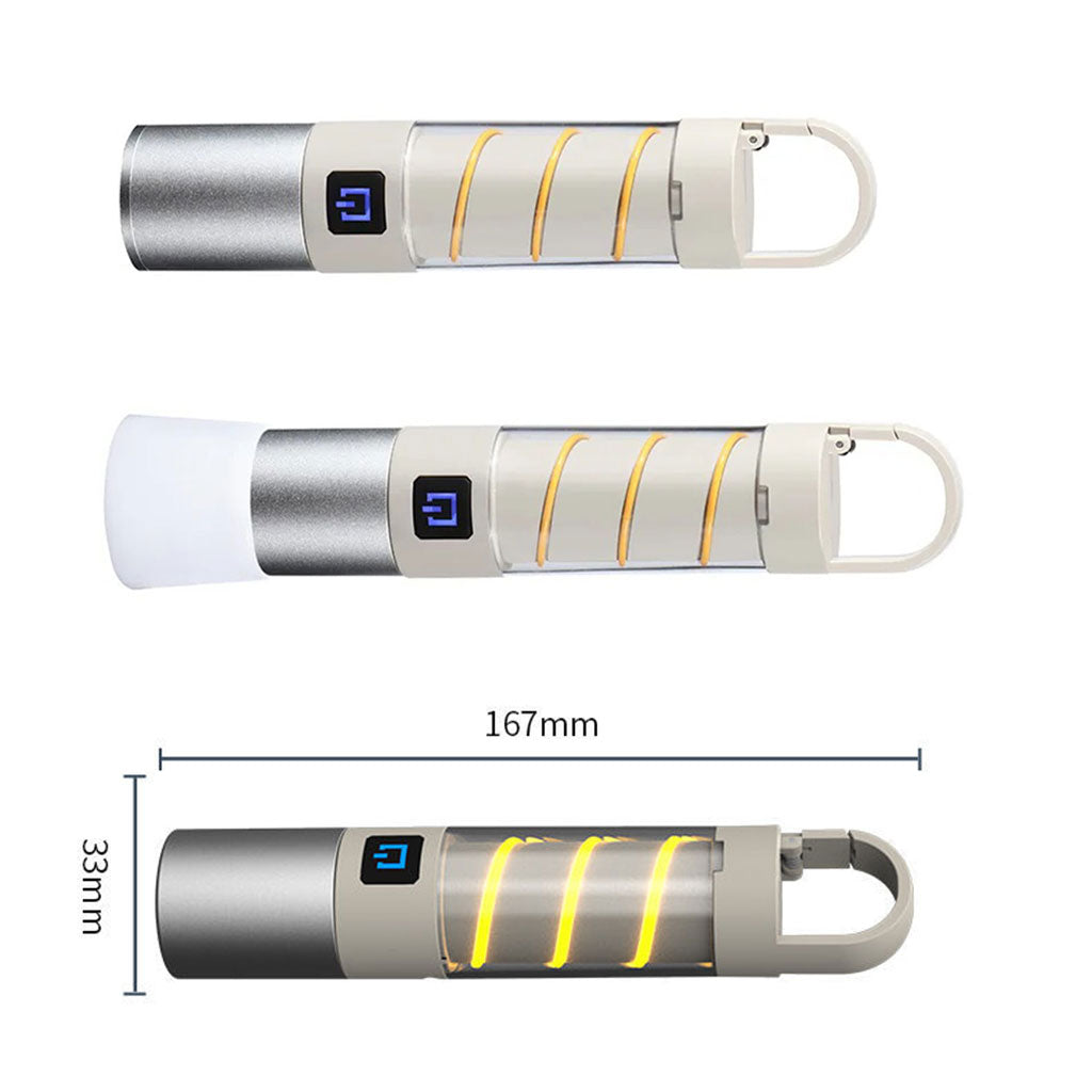 Lampe Torche Rechargeable, Ultra Puissante avec 5 Modes D'éclairage