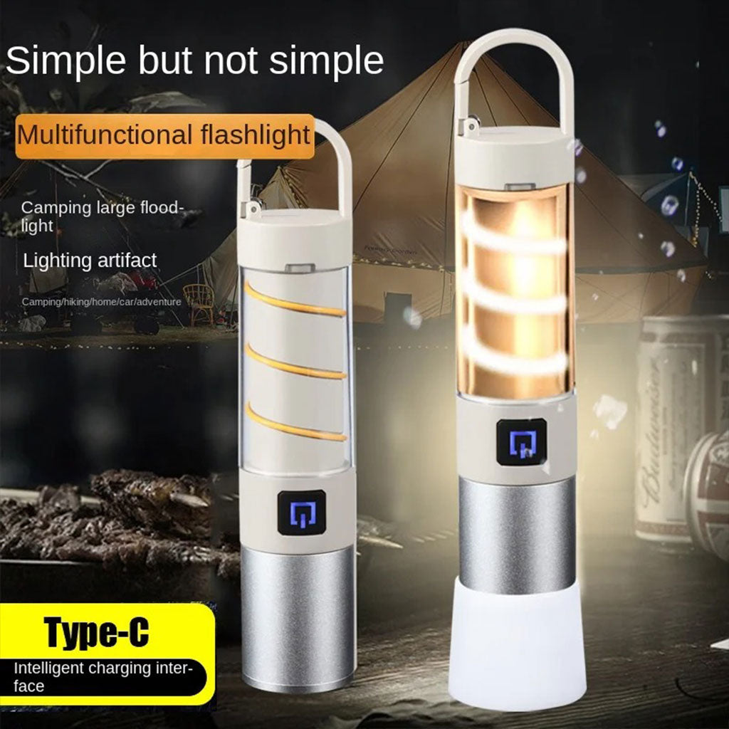 Lampe Torche Rechargeable, Ultra Puissante avec 5 Modes D'éclairage