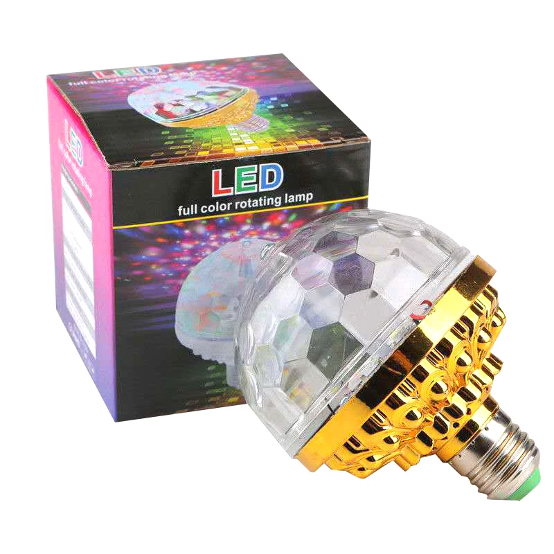 Lampe jeux de lumière multi couleur rotative Disco Ball