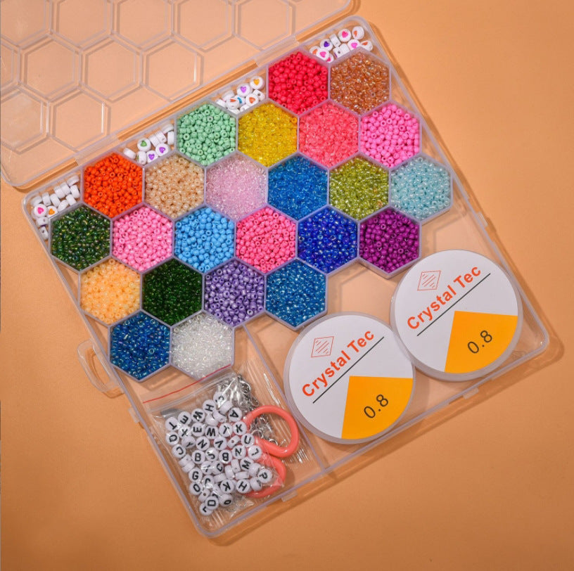 Ensemble de fabrication de bijoux Pour enfant 24 grilles en forme de ruche d'abeille