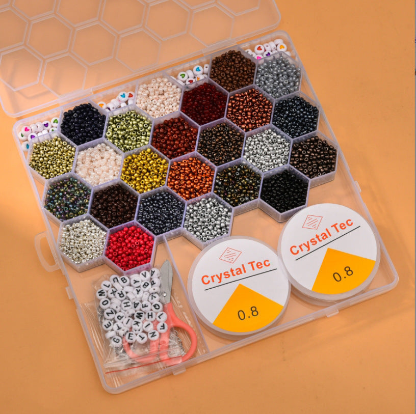 Ensemble de fabrication de bijoux Pour enfant 24 grilles en forme de ruche d'abeille