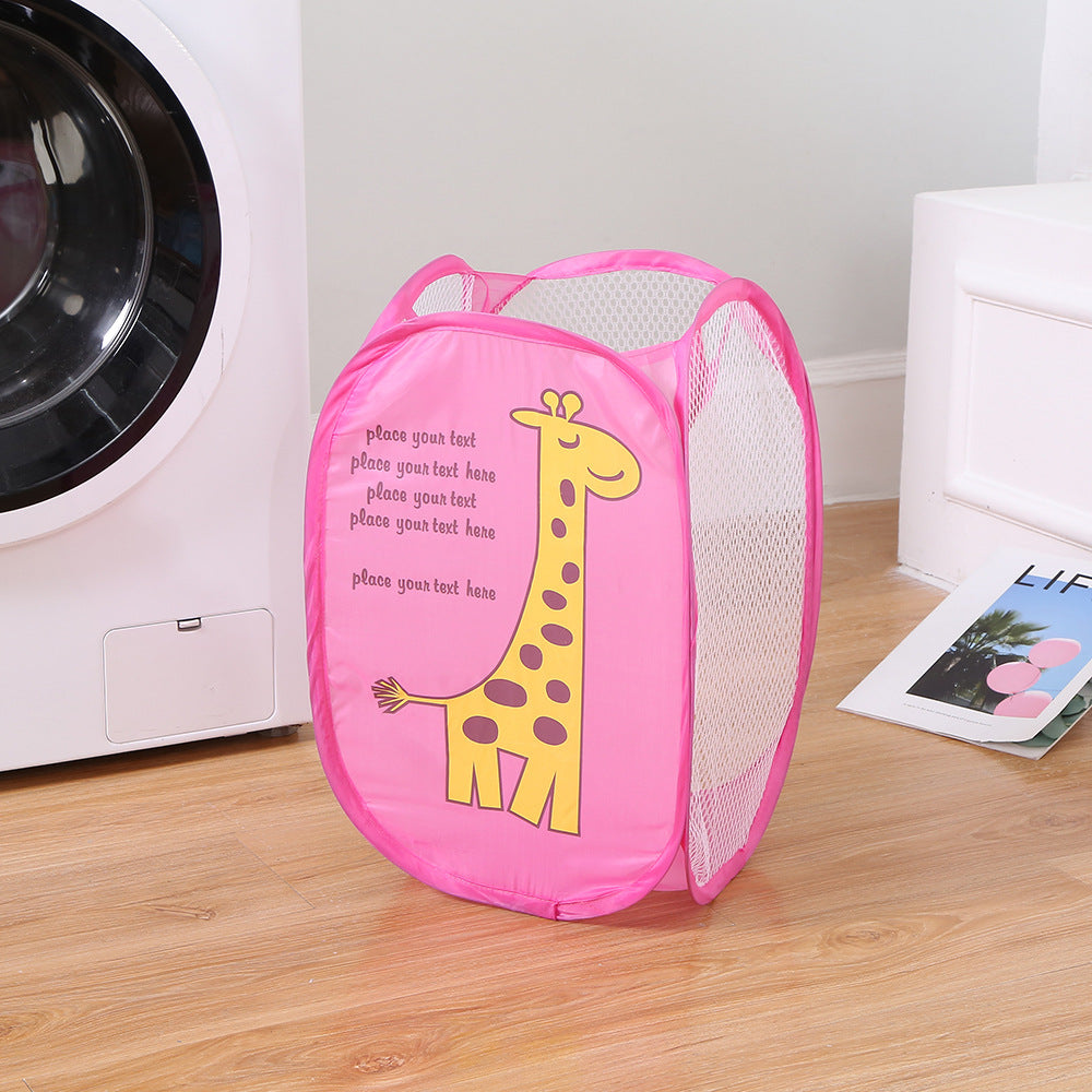 Panier Pliable à linge sale et jouets imprimé pour chambre enfant