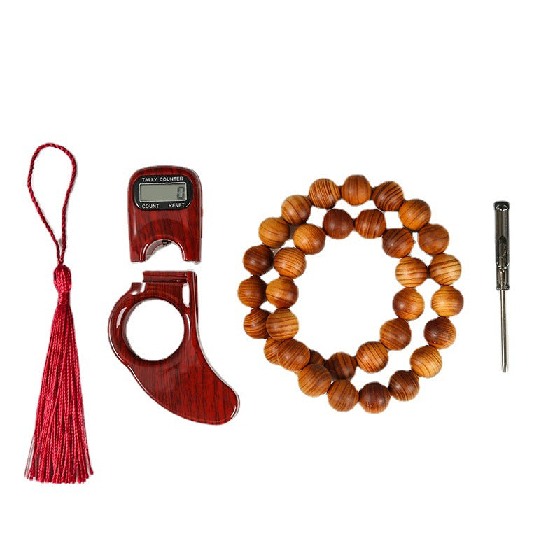 Compteur de doigt perle Tasbih islamique V2 – جهاز تسبيح رقمي محمول، سبحة صلاة مع عداد رقمي