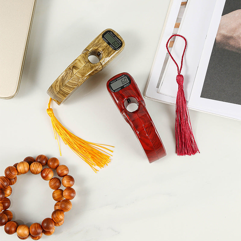 Compteur de doigt perle Tasbih islamique V2 – جهاز تسبيح رقمي محمول، سبحة صلاة مع عداد رقمي