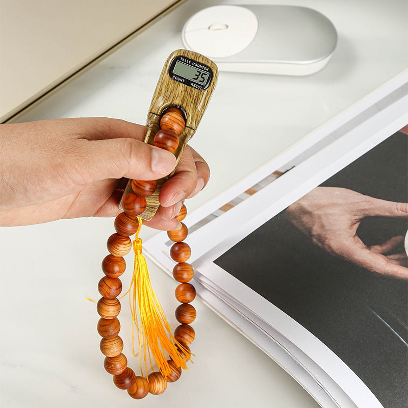 Compteur de doigt perle Tasbih islamique V2 – جهاز تسبيح رقمي محمول، سبحة صلاة مع عداد رقمي