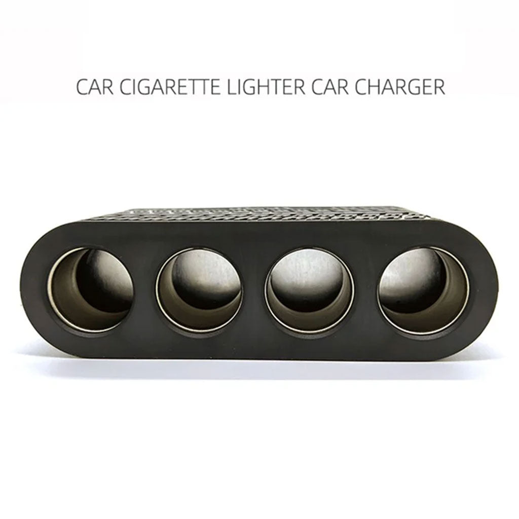 OLESSON 1654 Chargeur de Voiture 4 Sockets Lighter Cigarette 2 Adaptateur de Charge USB + 1 Type-C