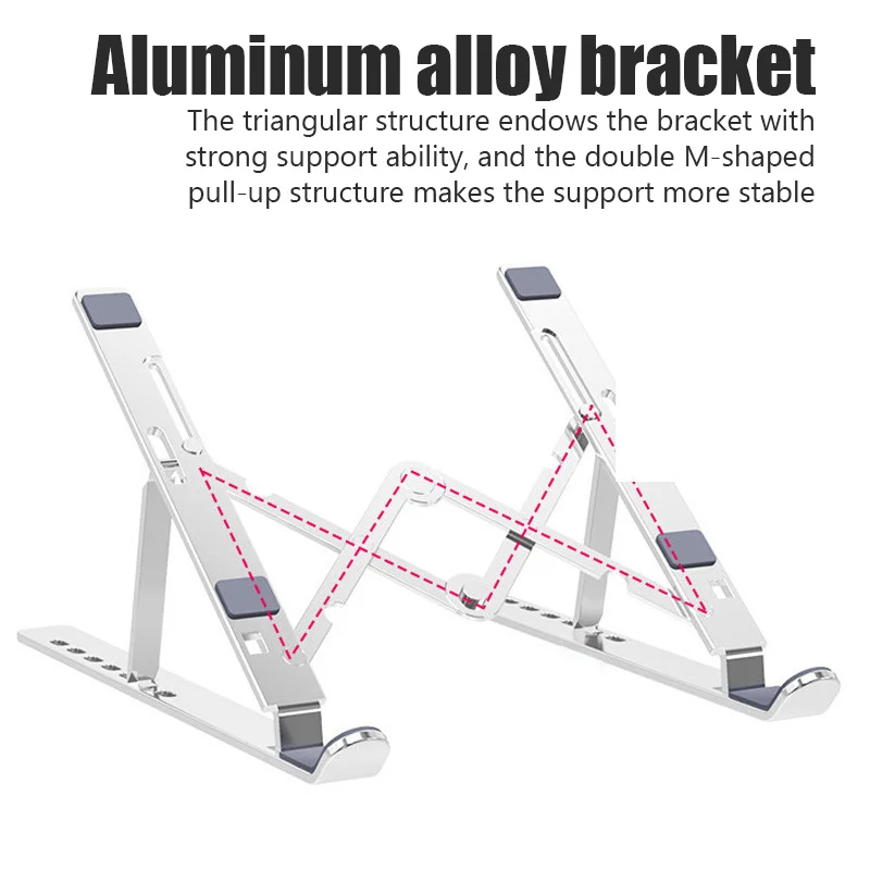 Support pliable réglable en Aluminium pour ordinateur Portable