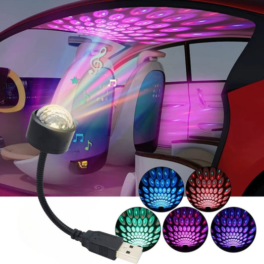 Mini lampe USB DJ pour voiture lumières RGB