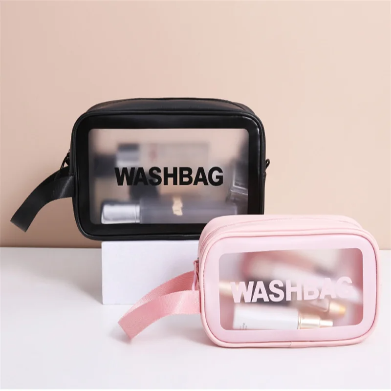 Trousse de Douche Wash-bag transparent, étanche