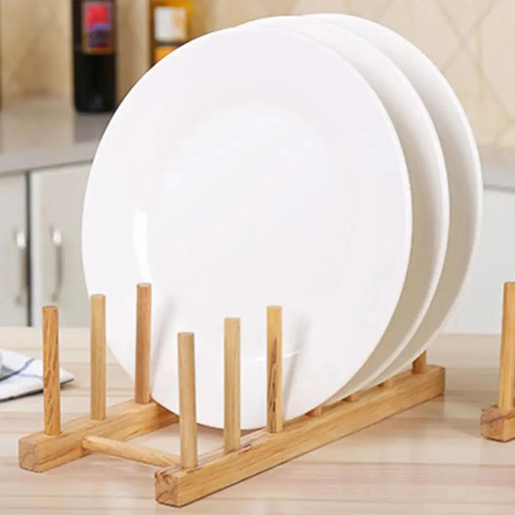 Egouttoir Range Assiette En Bambou