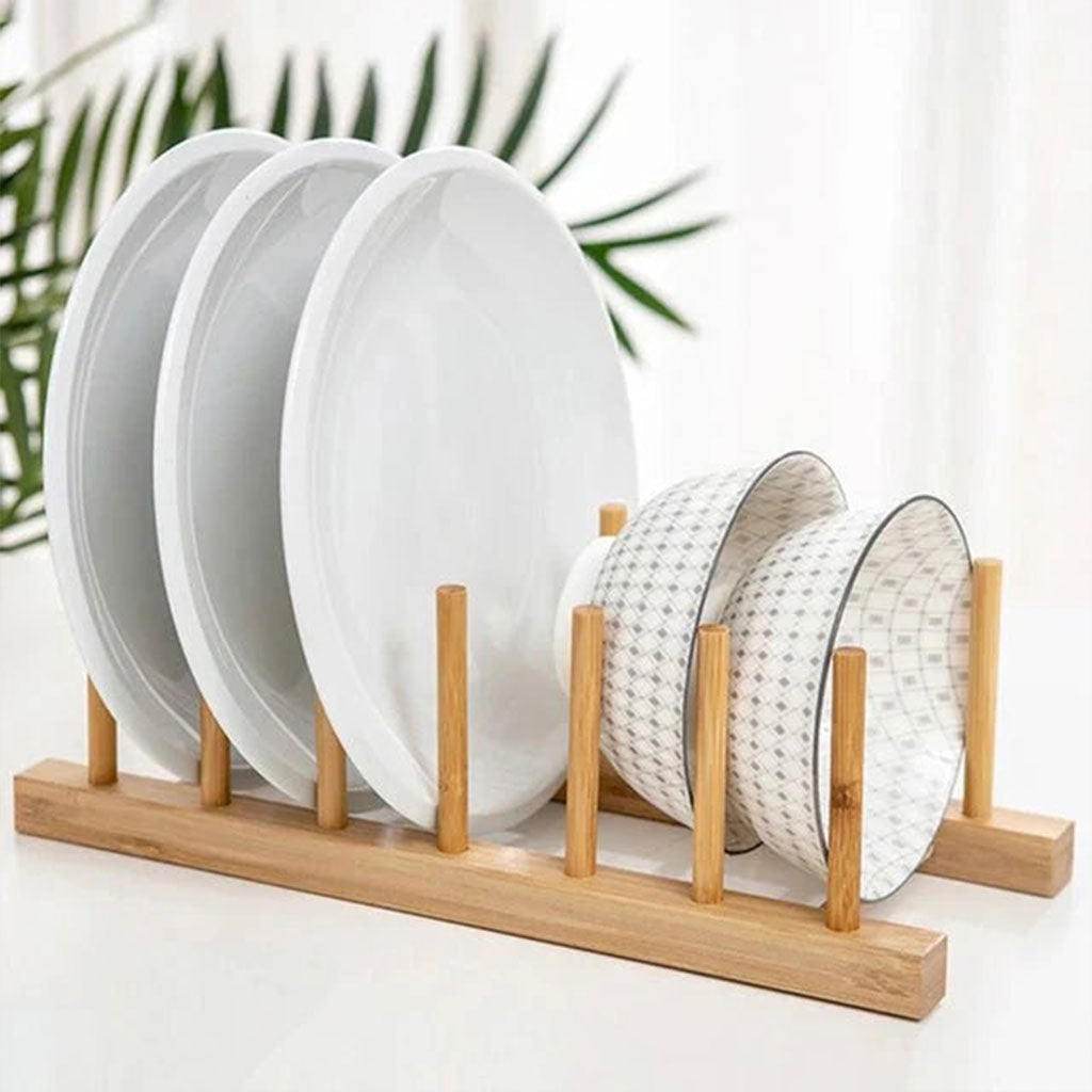 Egouttoir Range Assiette En Bambou