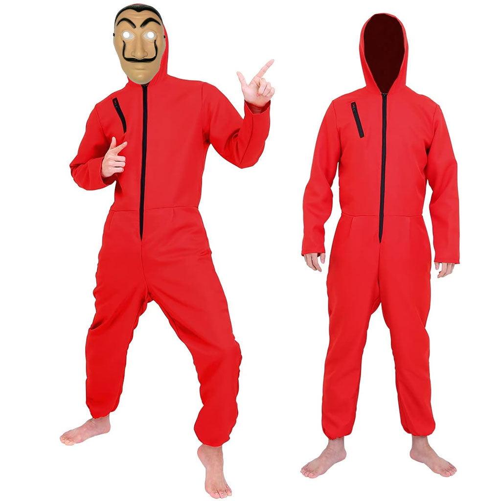 Tenue de Deguisement La Casa avec Masque 4-16ans