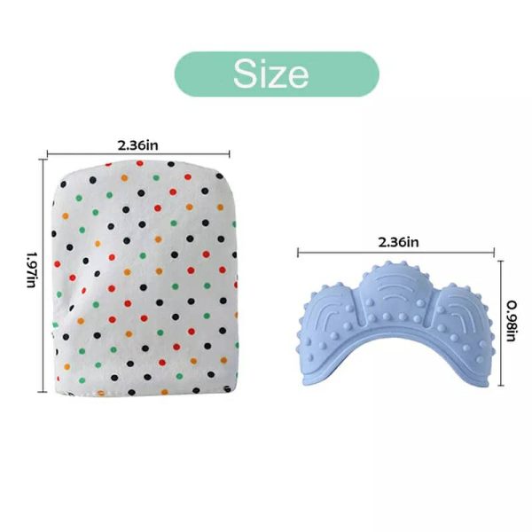 Anneau de dentition en Silicone pour bébé, sans BPA, doux, succion des doigts,