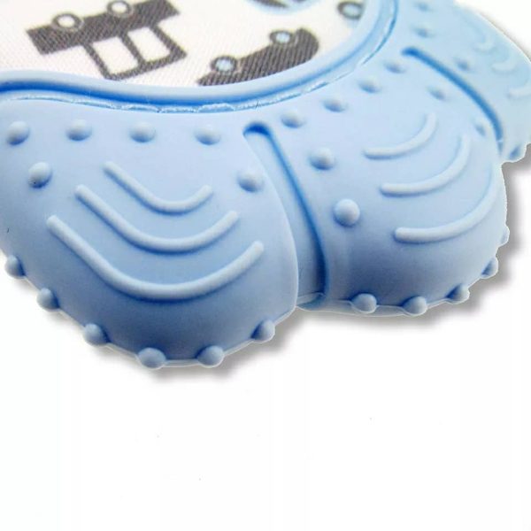 Anneau de dentition en Silicone pour bébé, sans BPA, doux, succion des doigts,