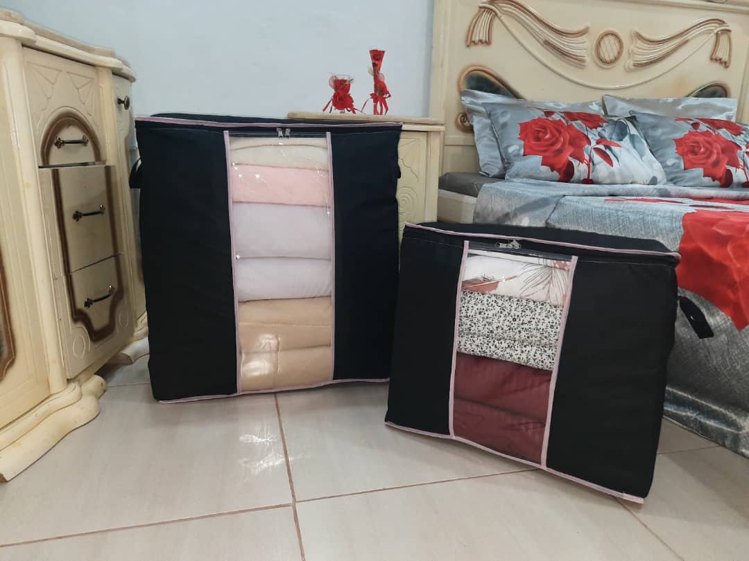 Pack 2 Sac rangement pour couette et oreiller – حقائب تخزين الأغطية و الوسادات