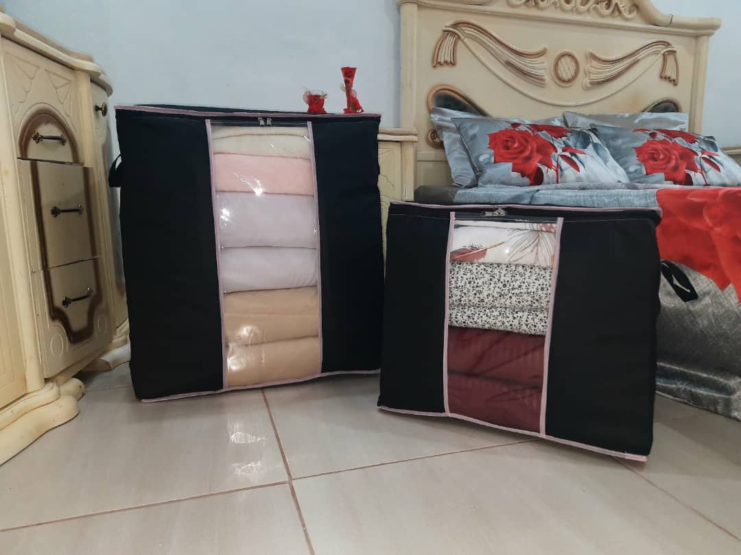 Pack 2 Sac rangement pour couette et oreiller – حقائب تخزين الأغطية و الوسادات