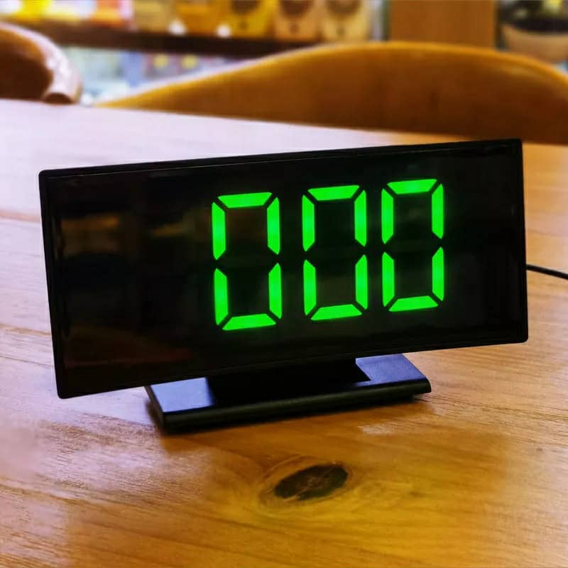 Horloge et réveil thermomètre de table electronique lumineux