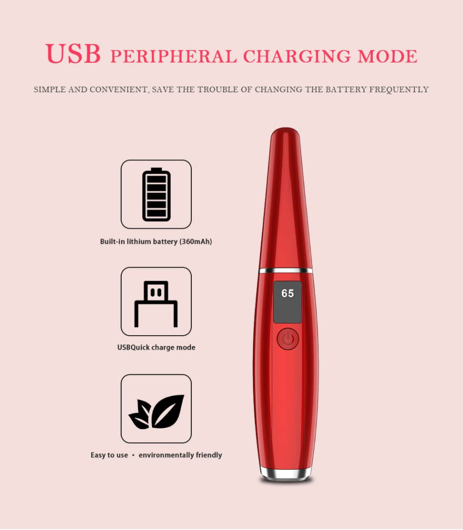 Recourbe-cils chauffant électrique rechargeable USB