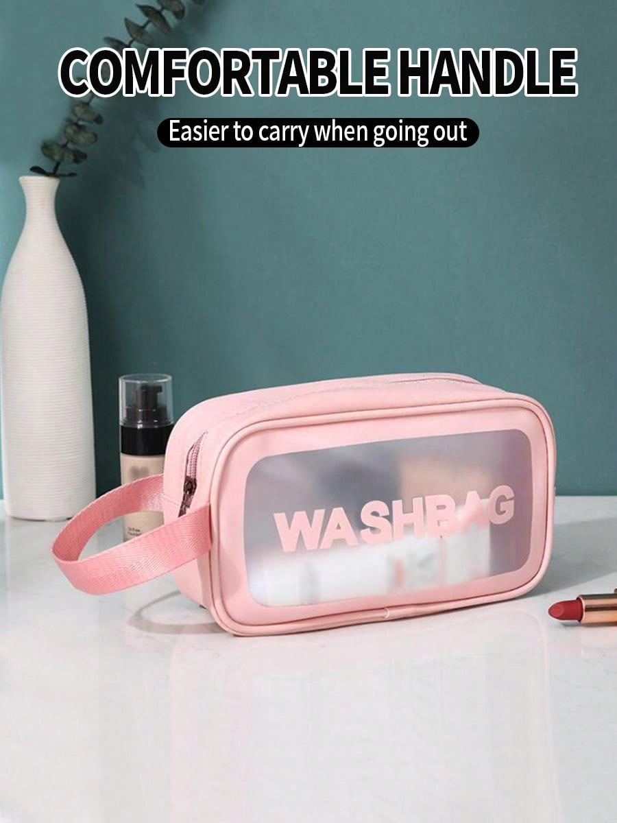 Trousse de Douche Wash-bag transparent, étanche