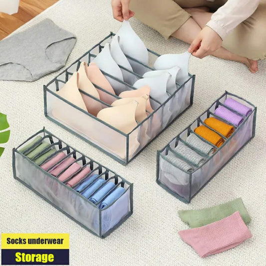 Organisateur de Sous-Vêtement Transparent 3PCS dans Tiroirs