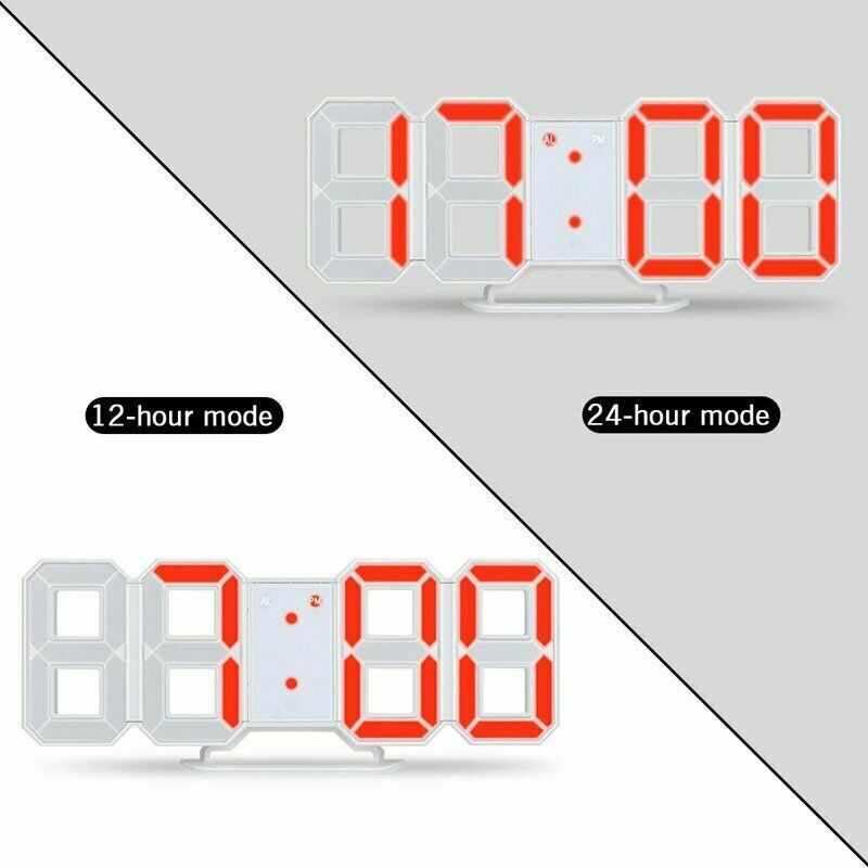 Horloge Murale numérique LED 3D