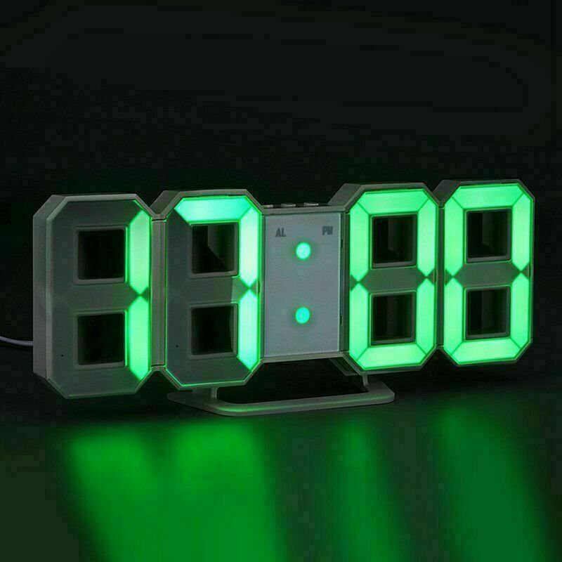 Horloge Murale numérique LED 3D