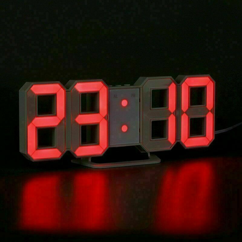 Horloge Murale numérique LED 3D