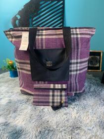 Sac à main burberry Grande capacité avec un  portefeuille pour femme