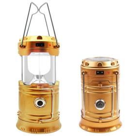 🌞 إضاءة مثالية للمغامرات الخارجية مع لمبة التخييم 2 في 1 قابلة للشحن بالطاقة الشمسية YD-3589