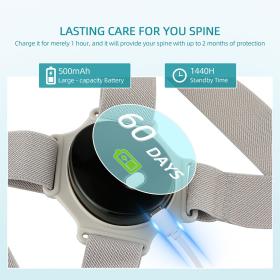 💪 حافظ على وضعية صحيحة مع جهاز تصحيح الوضعية الذكي القابل للتعديل والمهتز