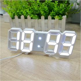 ⏰ أضف لمسة عصرية لمنزلك مع ساعة حائط رقمية LED 3D