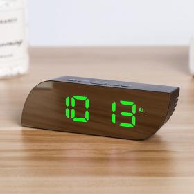 ⏰ استيقظ بأسلوب مع منبه رقمي ذكي بساعة مِرآة مع إضاءة LED